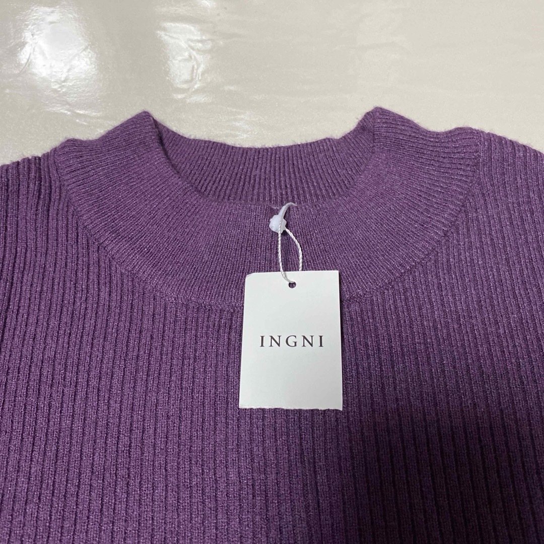 INGNI(イング)の新品❤️タグ付き　INGNI ベルト付きニット レディースのトップス(ニット/セーター)の商品写真