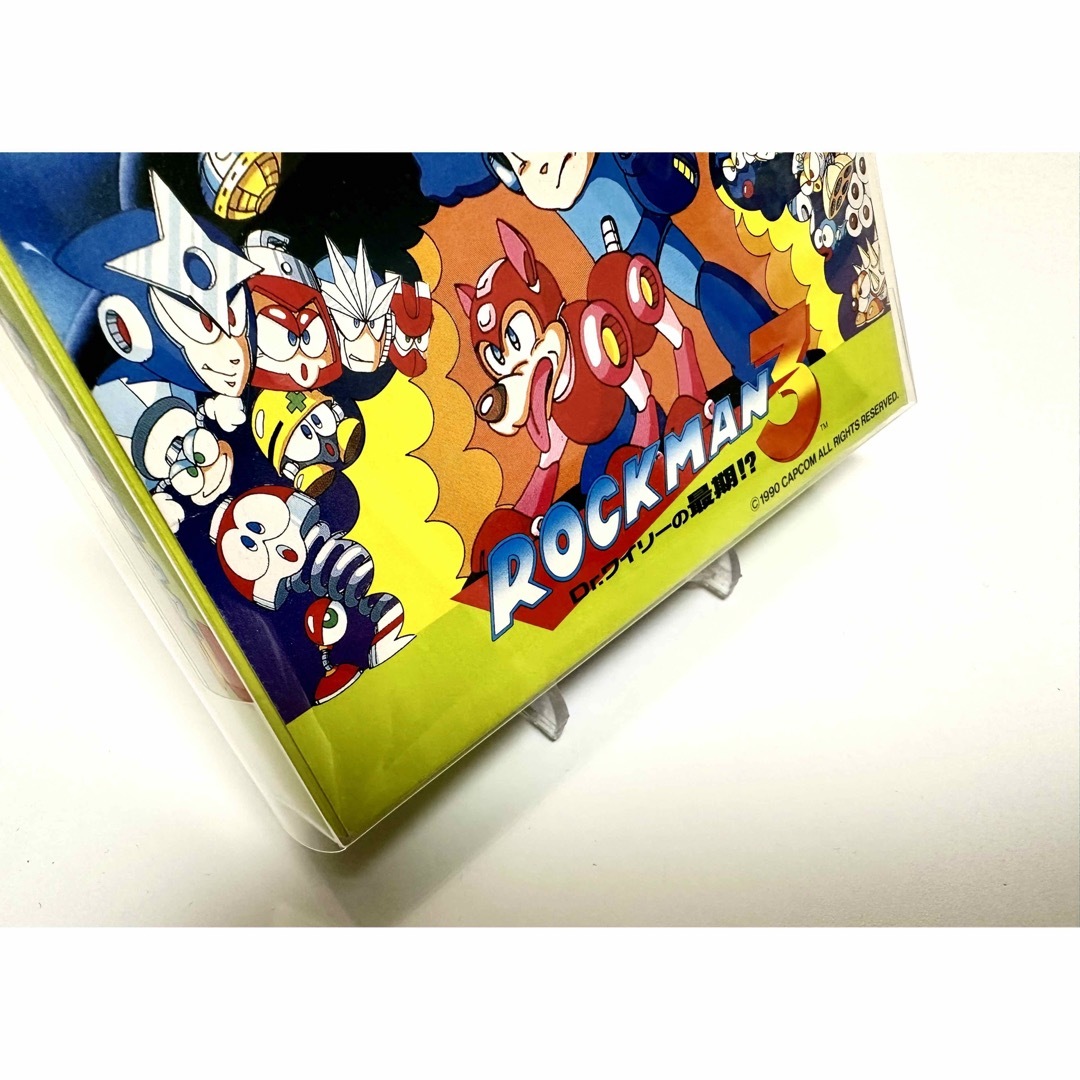 ロックマン3 ファミコンソフト【箱 説明書付き】の通販 by T's ロックマン3 ファミコンソフト【箱 説明書付き】の通販 by T's