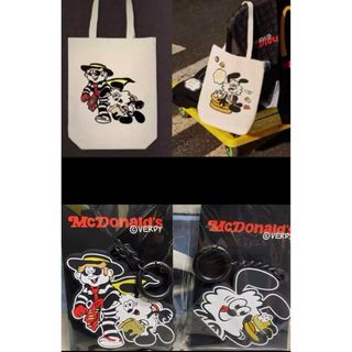 VERDY マクドナル海外発売トートバッグ2種類とkeychain 2種類セット(家庭用ゲーム機本体)
