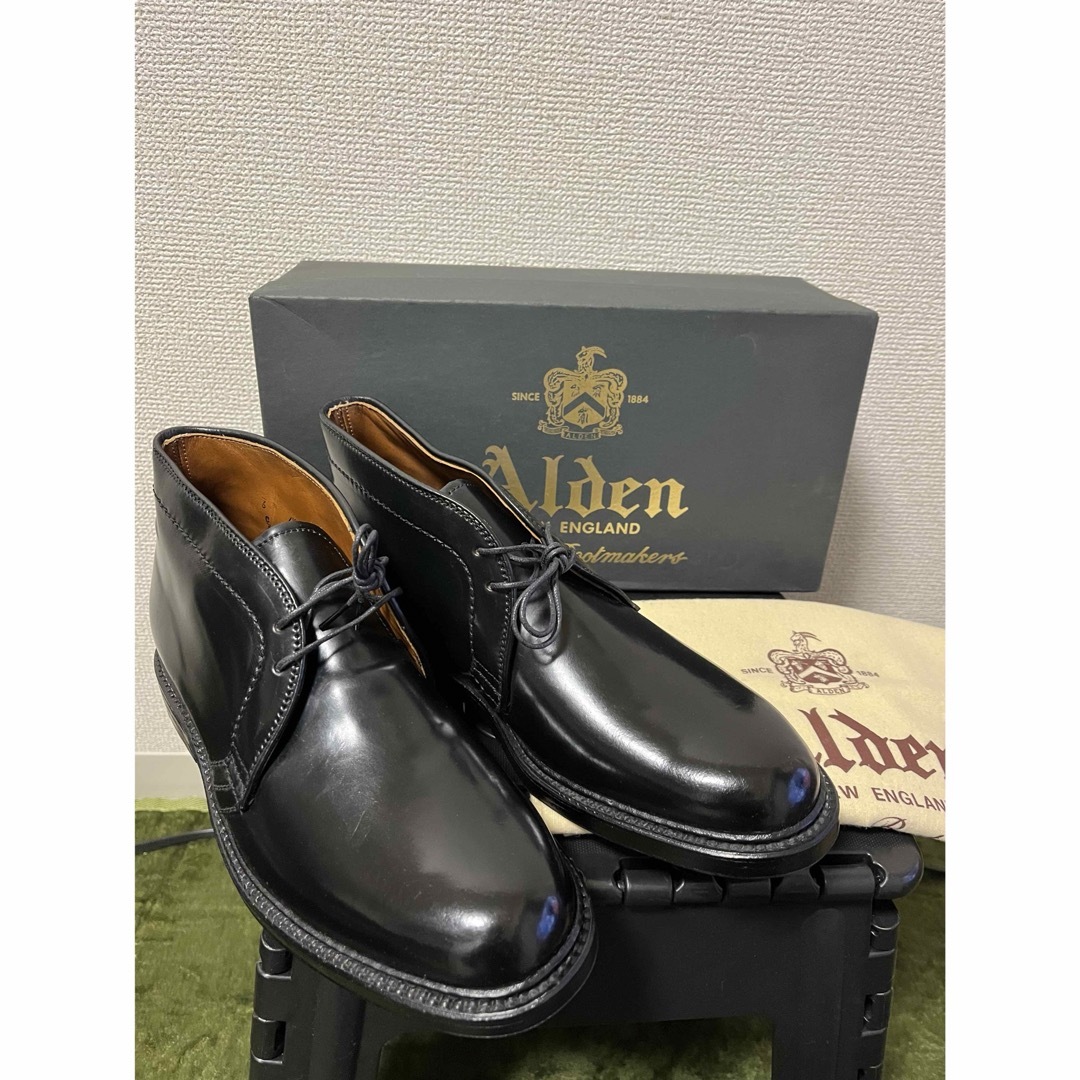 【新品】Alden 1340 コードバン 6E チャッカブーツドレス/ビジネス