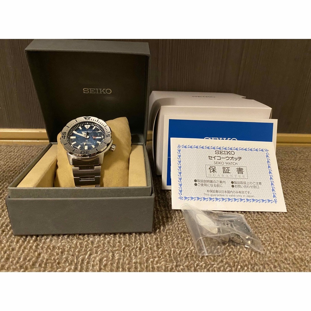 SEIKO セイコー　プロスペックス　ダイバースキューバ　SBDY115ブルー系腕時計表示機能