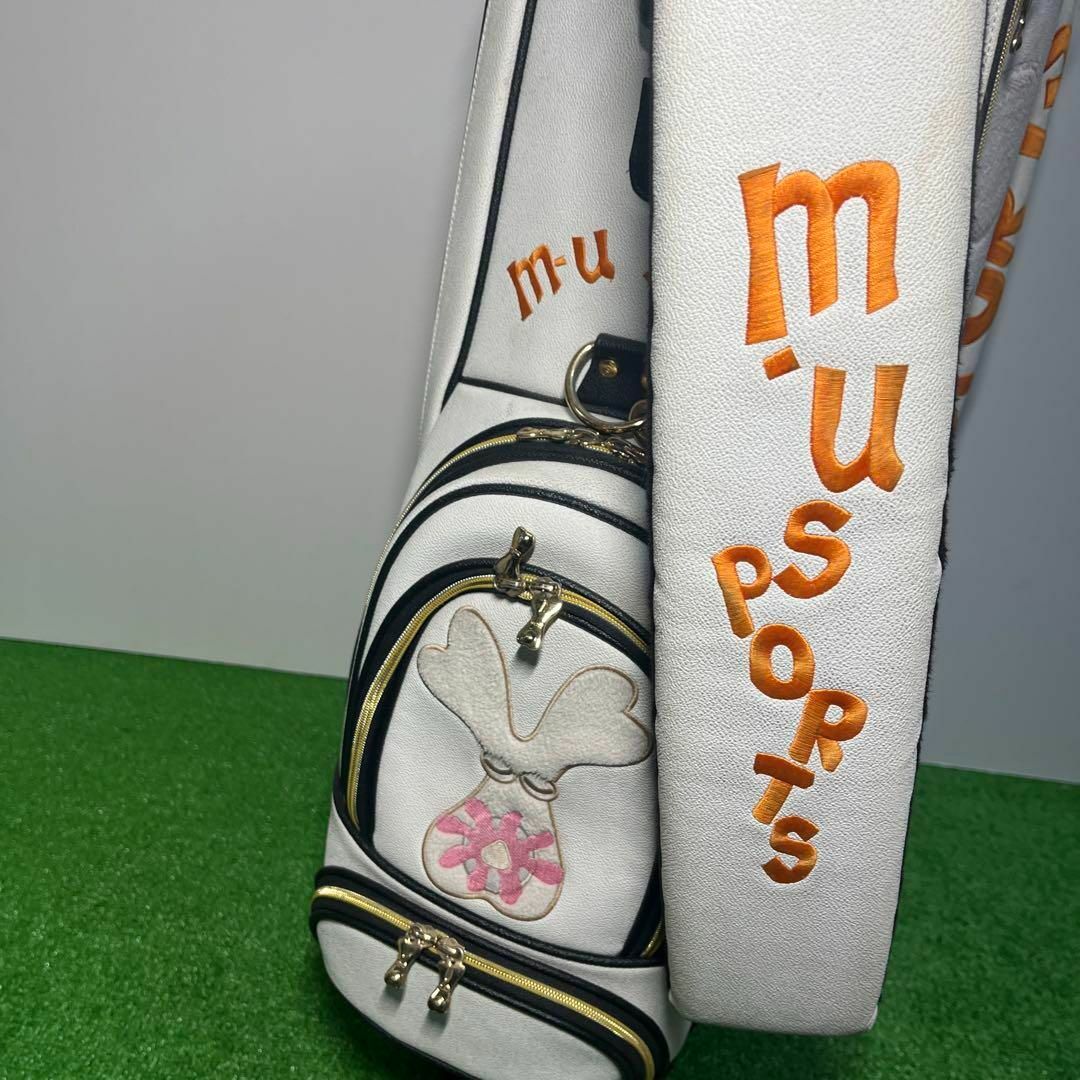 M・Uスポーツ(エムユースポーツ)のB2128 M.U.SPORTS ウエサコミエコ キャディバッグ レディース スポーツ/アウトドアのゴルフ(バッグ)の商品写真