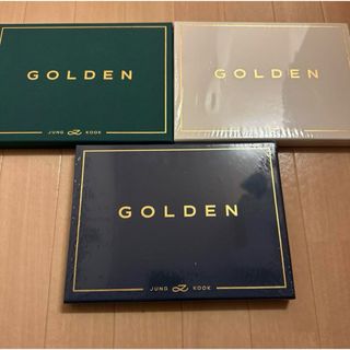 JUNGKOOK アルバム GOLDEN'3形態セット(アイドルグッズ)