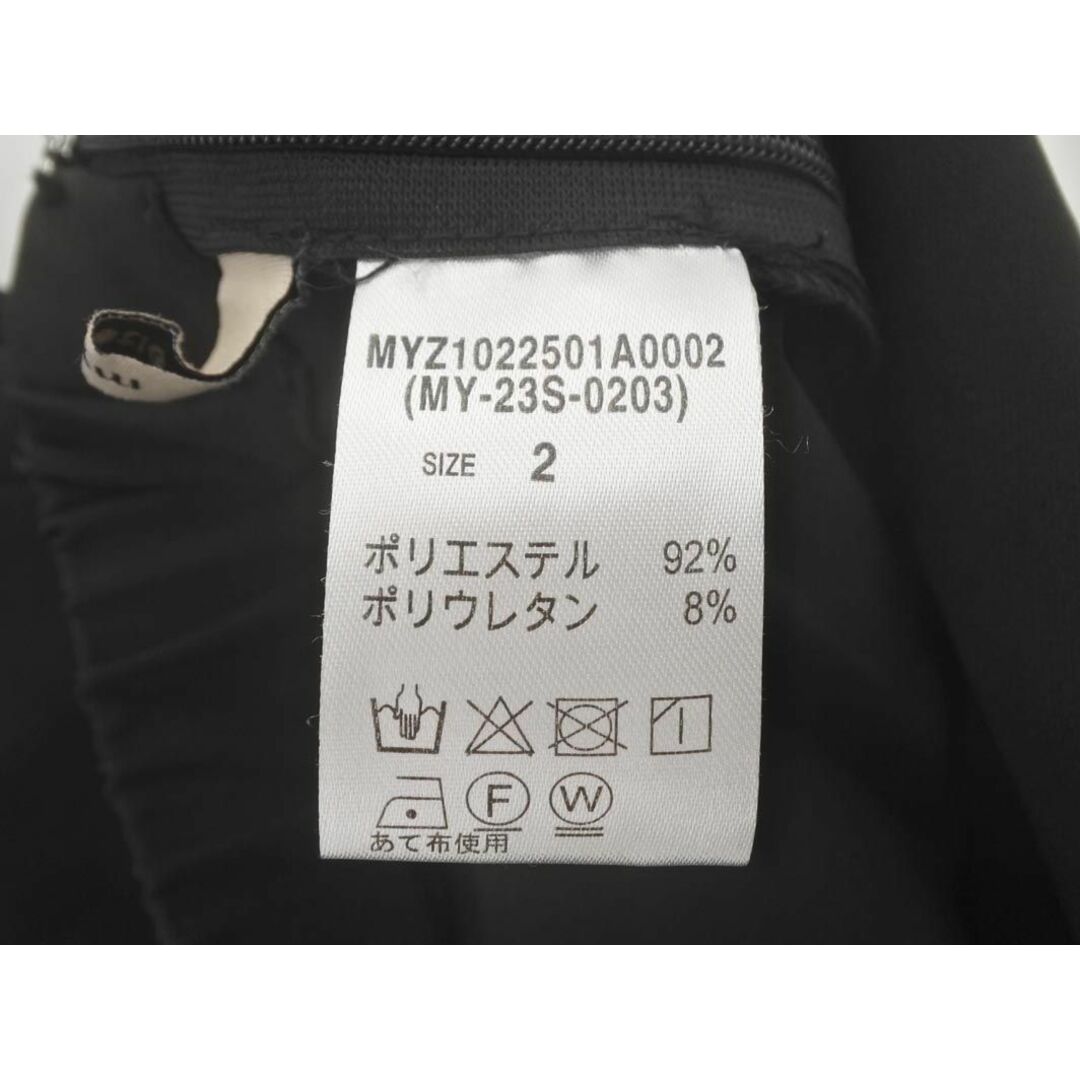 mystic(ミスティック)のmystic ミスティック フロントスリット スカート パンツ size2/黒 ■■ レディース レディースのパンツ(その他)の商品写真