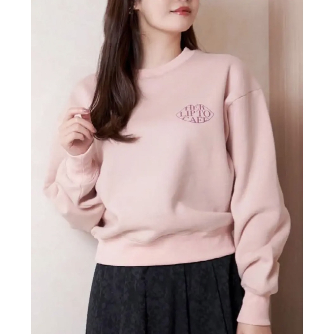 HLT CAFE Sweat herlipto pink 新品