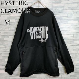 ヒステリックグラマー(HYSTERIC GLAMOUR)の【希少】ヒステリックグラマー☆ヒスガールプリントスウェット　M　黒　18SS(スウェット)