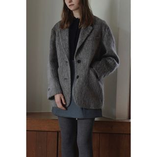 クラネ(CLANE)のCLANE MIX SHAGGY OVER TAILORED JACKET(テーラードジャケット)