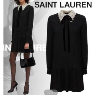 即決済させて頂きますがSaint Laurent Paris レディースドレス新品未使用