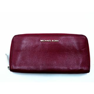 マイケルコース(Michael Kors)のMICHAEL KORS マイケルコース 32H2MBFE1L ラウンドジップ 長 財布 ボルドー ■■ レディース(財布)