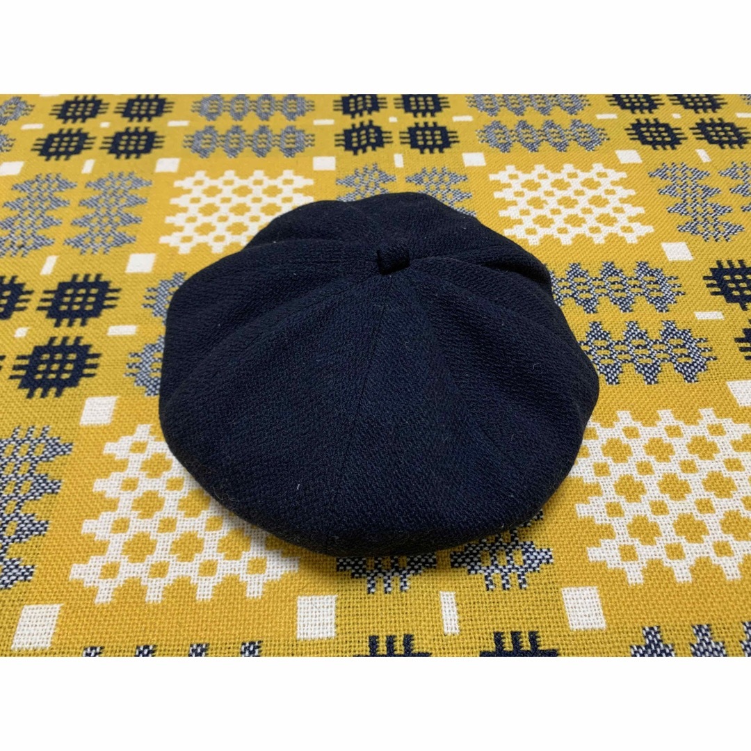 Yarmo(ヤーモ)のyarmo ベレー帽　NAVY メンズの帽子(ハンチング/ベレー帽)の商品写真