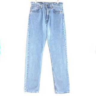 リーバイス(Levi's)の古着 90年代 リーバイス Levi's 505 REGULAR FIT STRAIGHT LEG テーパードデニムパンツ USA製 メンズw34 ヴィンテージ /taa003265(デニム/ジーンズ)