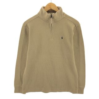 ラルフローレン(Ralph Lauren)の古着 ラルフローレン Ralph Lauren POLO by Ralph Lauren ハーフジップスウェットシャツ トレーナー レディースL /eaa405199(トレーナー/スウェット)