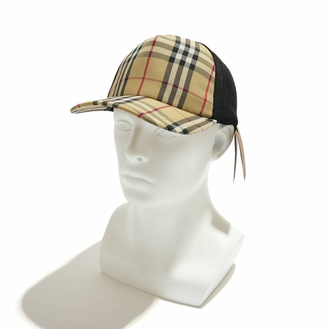 BURBERRY(バーバリー)の新品 BURBERRY チェック＆メッシュ キャップ メンズの帽子(キャップ)の商品写真