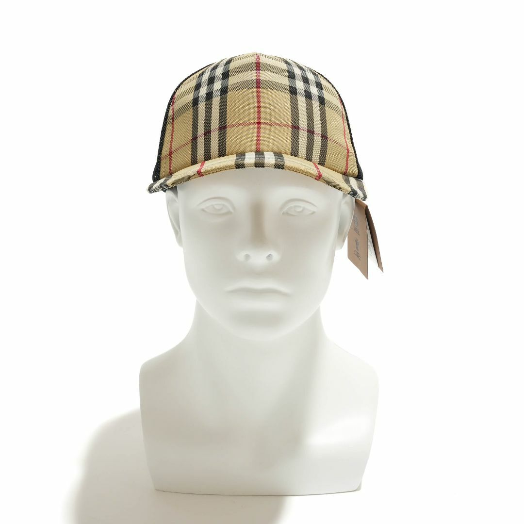 BURBERRY(バーバリー)の新品 BURBERRY チェック＆メッシュ キャップ メンズの帽子(キャップ)の商品写真