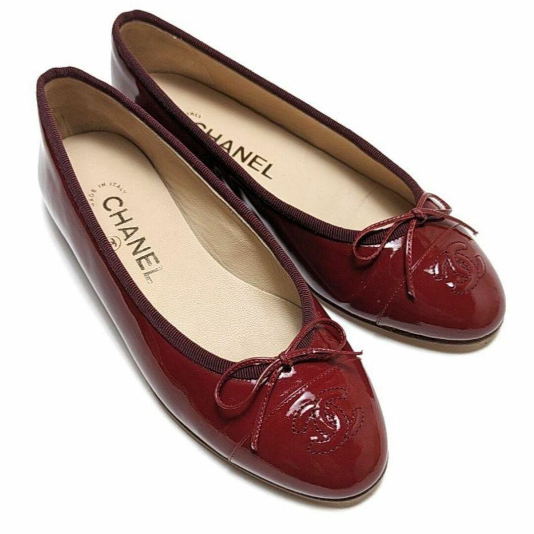 CHANEL(シャネル)の新品そっくりさん⭐CHANELシャネル　ココマークバレエシューズ　36C レディースの靴/シューズ(ハイヒール/パンプス)の商品写真