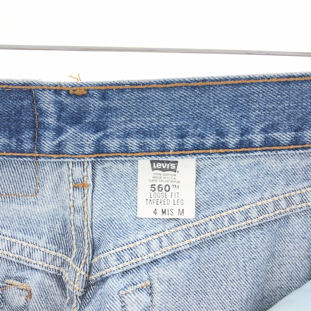 Levi's(リーバイス)の古着 リーバイス Levi's 560 LOOSE FIT TAPERED LEG テーパードデニムパンツ USA製 レディースL(w28) /taa003263 レディースのパンツ(デニム/ジーンズ)の商品写真