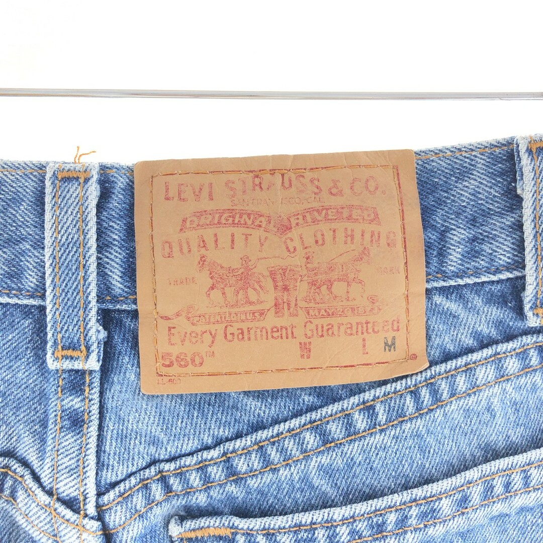 Levi's(リーバイス)の古着 リーバイス Levi's 560 LOOSE FIT TAPERED LEG テーパードデニムパンツ USA製 レディースL(w28) /taa003263 レディースのパンツ(デニム/ジーンズ)の商品写真