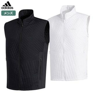 アディダス(adidas)の【 L ホワイト 新品 タグ付き 】 adidas アディダス ゴルフ ベスト(ウエア)