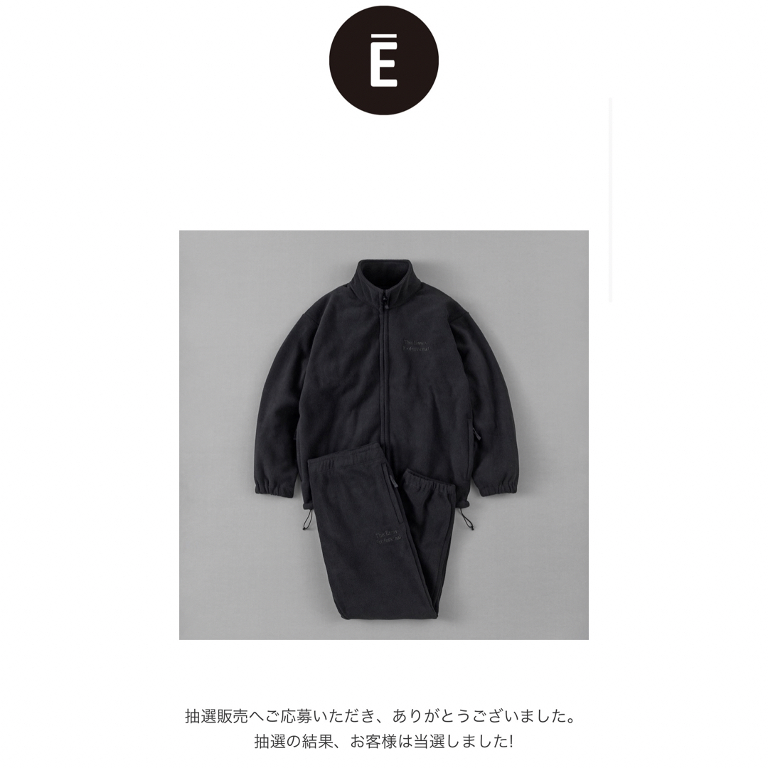 ennoy SET UP CITY FLEECE JACKET+PANTS XL