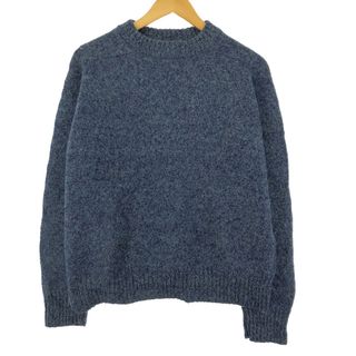 古着 HEATHER&TWEED ウールニットセーター メンズL /eaa407641(ニット/セーター)