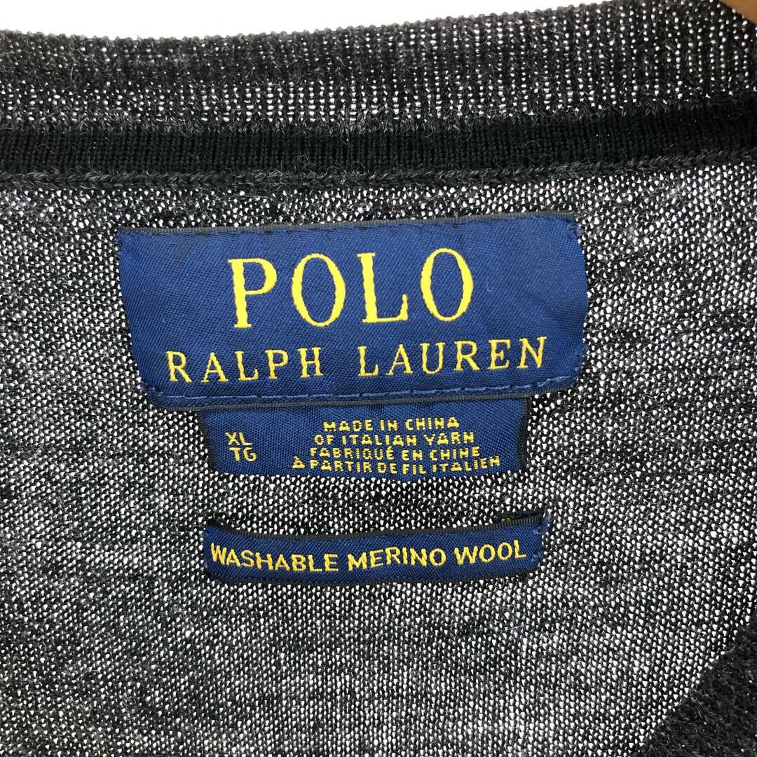 Ralph Lauren(ラルフローレン)の古着 ラルフローレン Ralph Lauren POLO RALPH LAUREN ウールニットセーター メンズXL /eaa405567 メンズのトップス(ニット/セーター)の商品写真