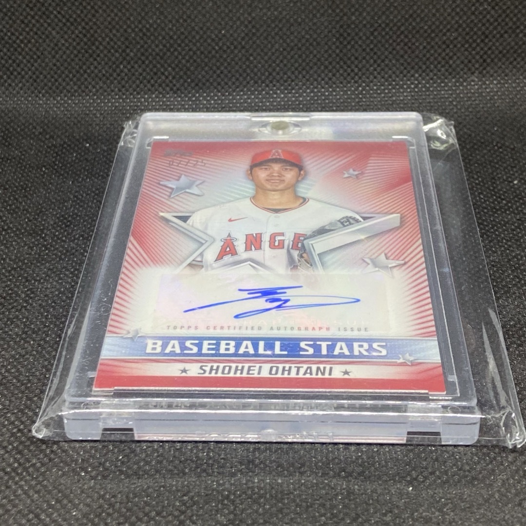 Topps Baseball Star 大谷翔平 直筆サインカード 25シリ スポーツ/アウトドアの野球(記念品/関連グッズ)の商品写真