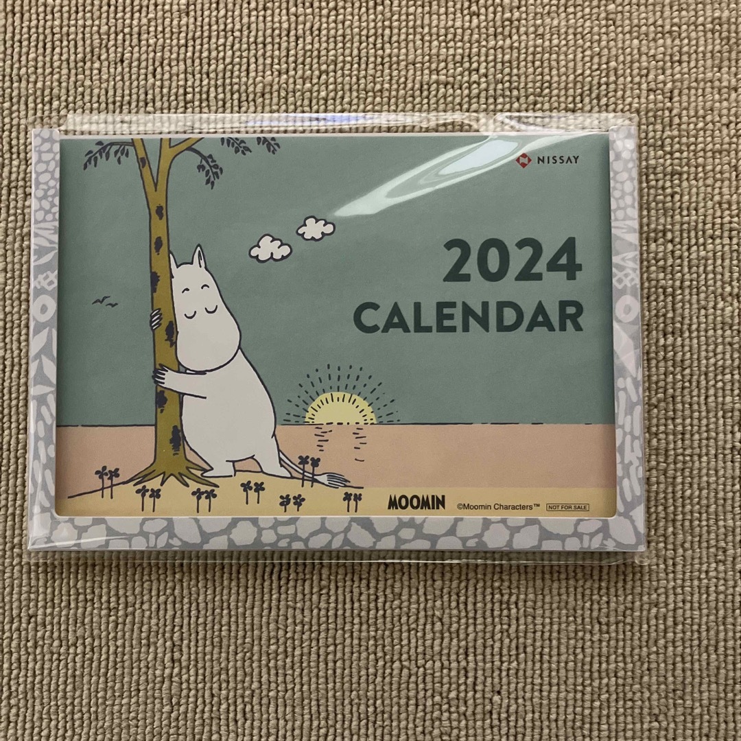 MOOMIN(ムーミン)のムーミン　カレンダー　2024 インテリア/住まい/日用品の文房具(カレンダー/スケジュール)の商品写真