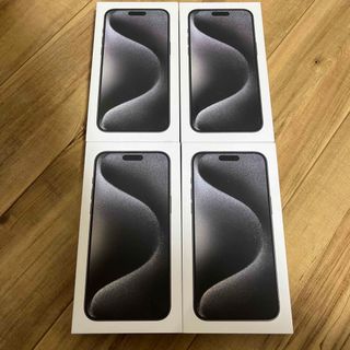 アイフォーン(iPhone)の⭐️6台⭐️新品未開封⭐️iPhone15 Pro Max 256 ブラック(スマートフォン本体)