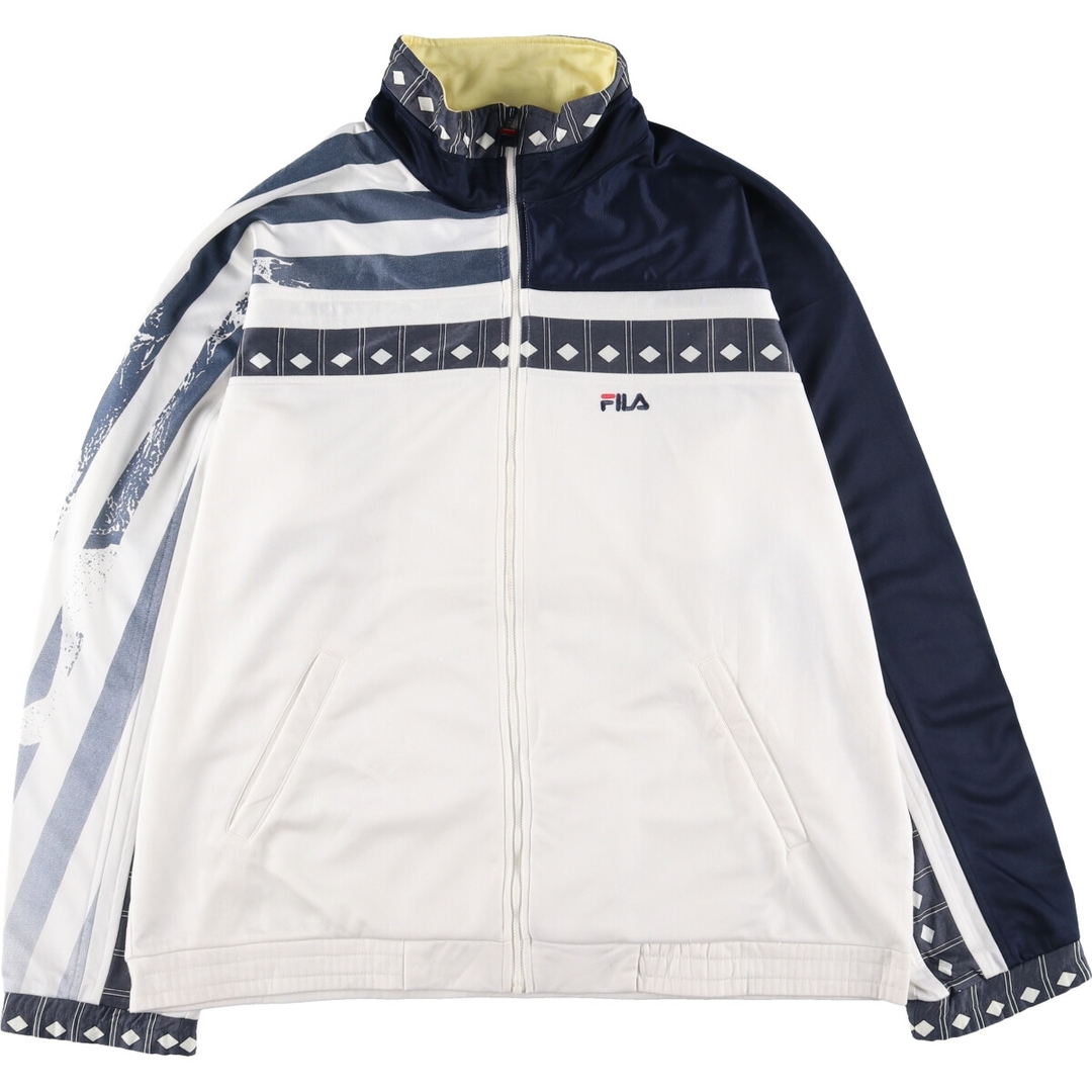 FILA(フィラ)の古着 90年代 フィラ FILA ジャージ トラックジャケット メンズXL ヴィンテージ /eaa407790 メンズのジャケット/アウター(その他)の商品写真