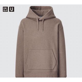 ユニクロ(UNIQLO)の完売ユニクロuスウェットプルパーカダークブラウンXL(パーカー)