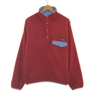 パタゴニア(patagonia)の古着 06年製 パタゴニア Patagonia 11384F6 リバーシブル チェック柄 ハーフスナップ フリースプルオーバー メンズM /evb003873(その他)