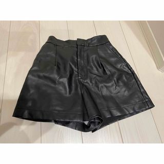 マウジー(moussy)のmoussy レザーハーフパンツ サイズ1（S）(ハーフパンツ)