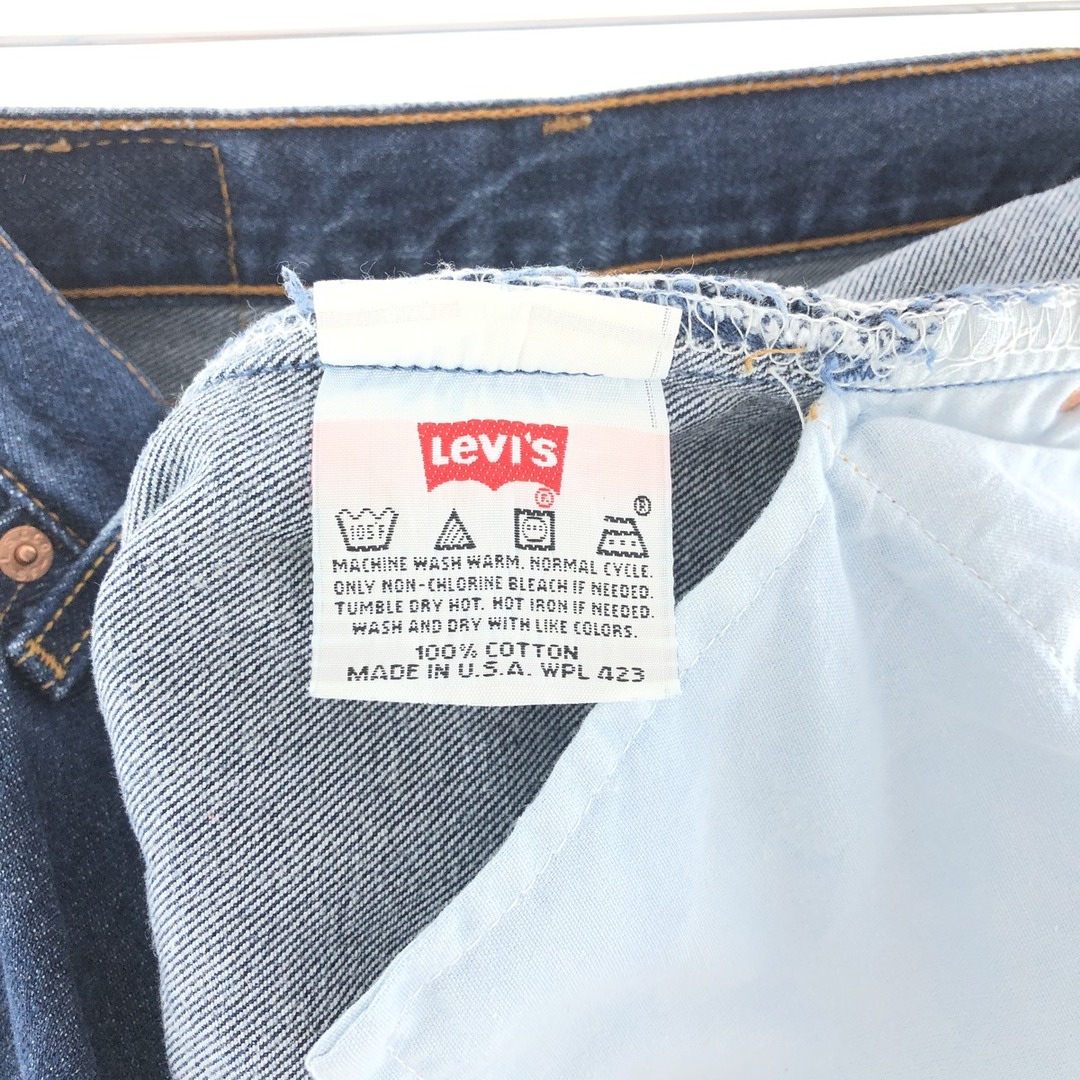 Levi's(リーバイス)の古着 濃紺 90年代 リーバイス Levi's 6501-6214 ストレートデニムパンツ USA製 レディースL(w29) ヴィンテージ /eaa380041 レディースのパンツ(デニム/ジーンズ)の商品写真