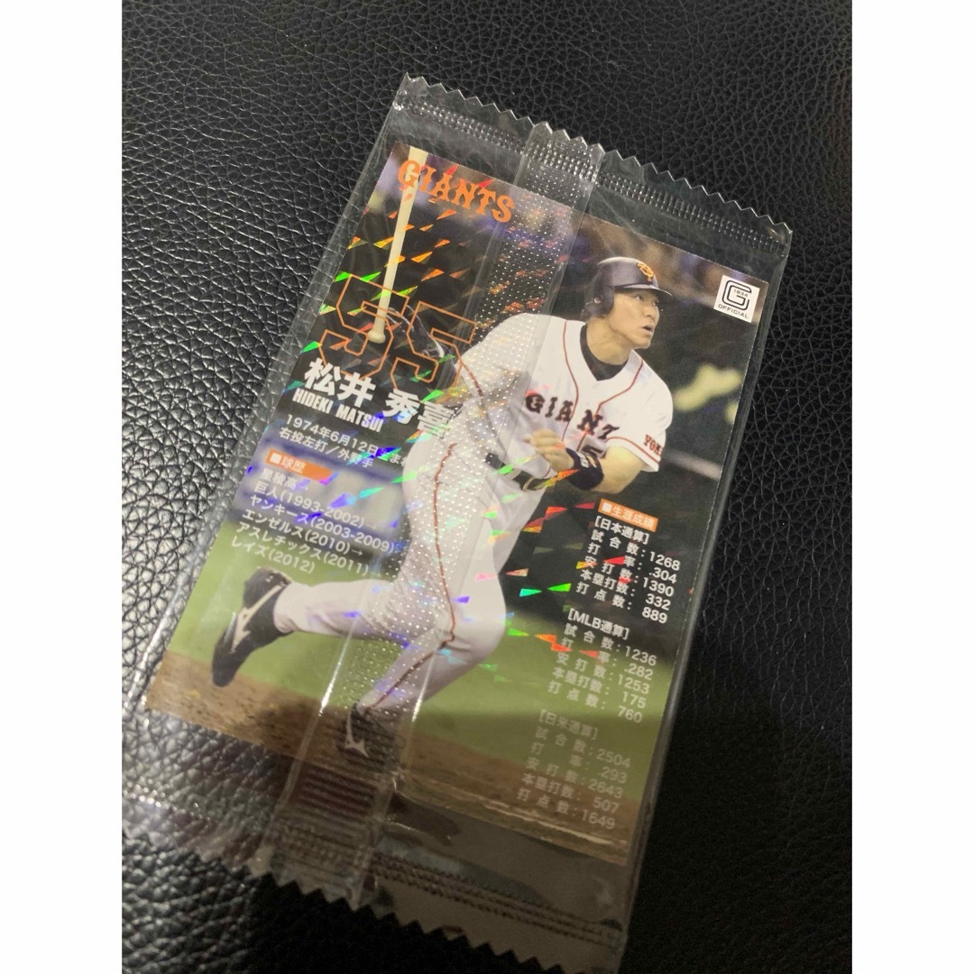 長嶋茂雄　　　松井秀喜　カード エンタメ/ホビーのタレントグッズ(スポーツ選手)の商品写真