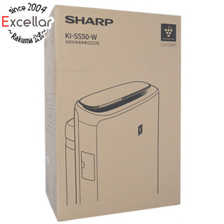 シャープ(SHARP)のSHARP　加湿空気清浄機 プラズマクラスター25000　KI-SS50-W　ホワイト(空気清浄器)