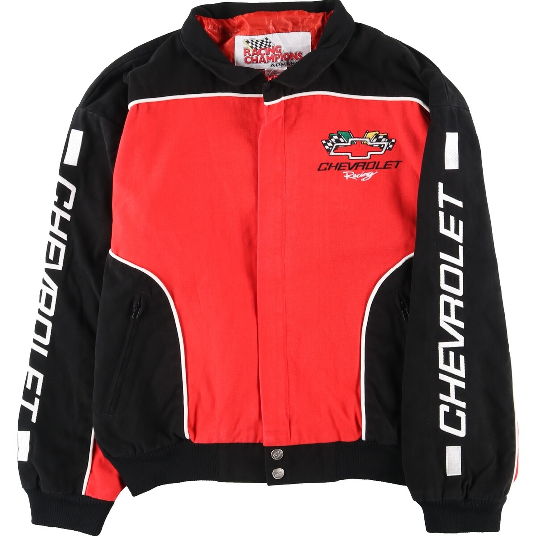 RACING CHANPIONS CHEVROLET シボレー レーシングジャケット メンズM /eaa405254637cm肩幅