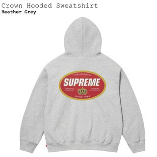 シュプリーム(Supreme)のsupreme crown hooded sweat shirt(パーカー)