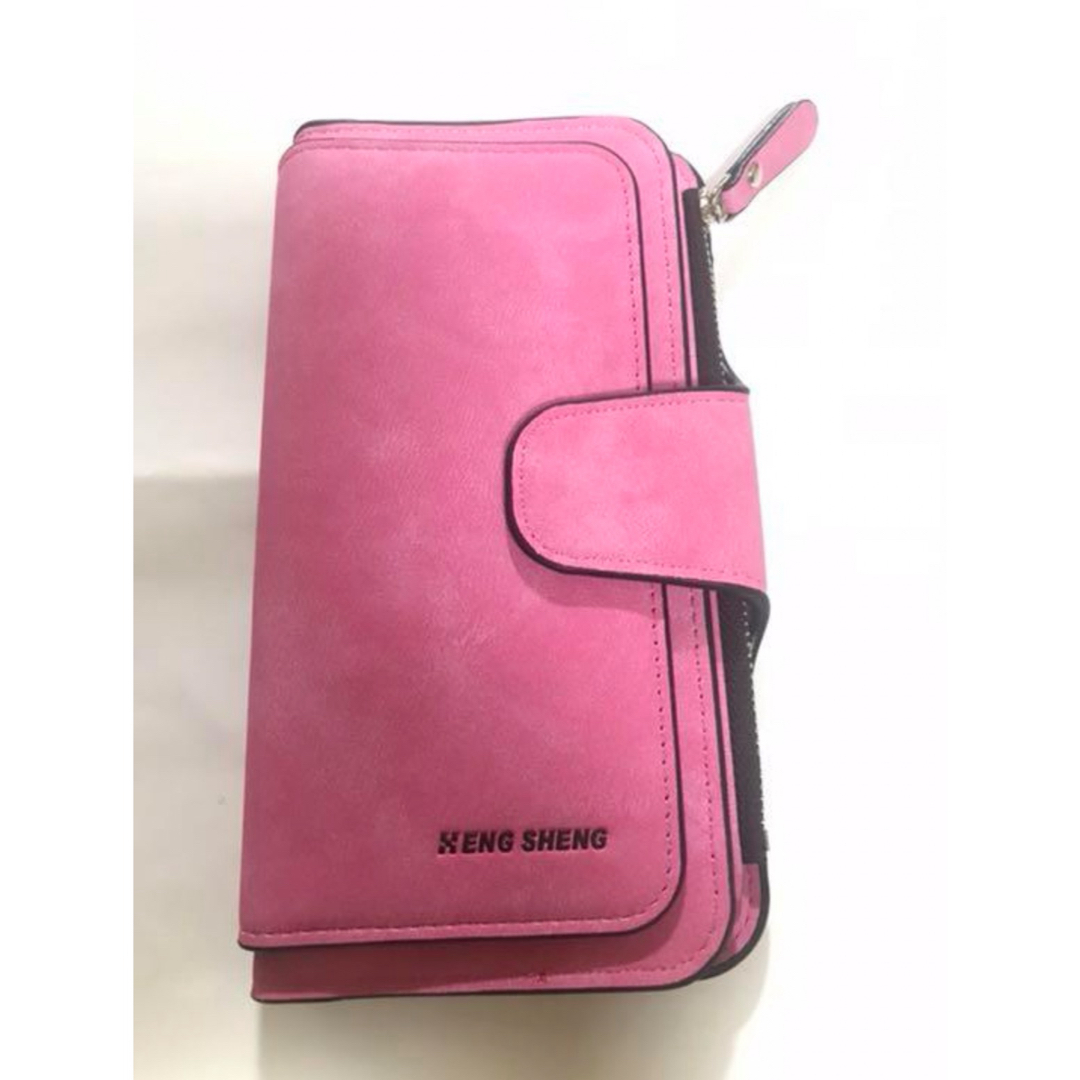 長財布 濃いピンク レディースのファッション小物(財布)の商品写真