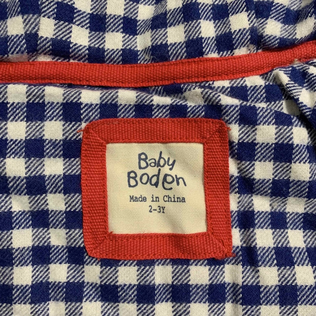 Boden(ボーデン)の新品 baby boden 耳付きモコモコジャケット 2-3y 95 100 キッズ/ベビー/マタニティのキッズ服男の子用(90cm~)(ジャケット/上着)の商品写真