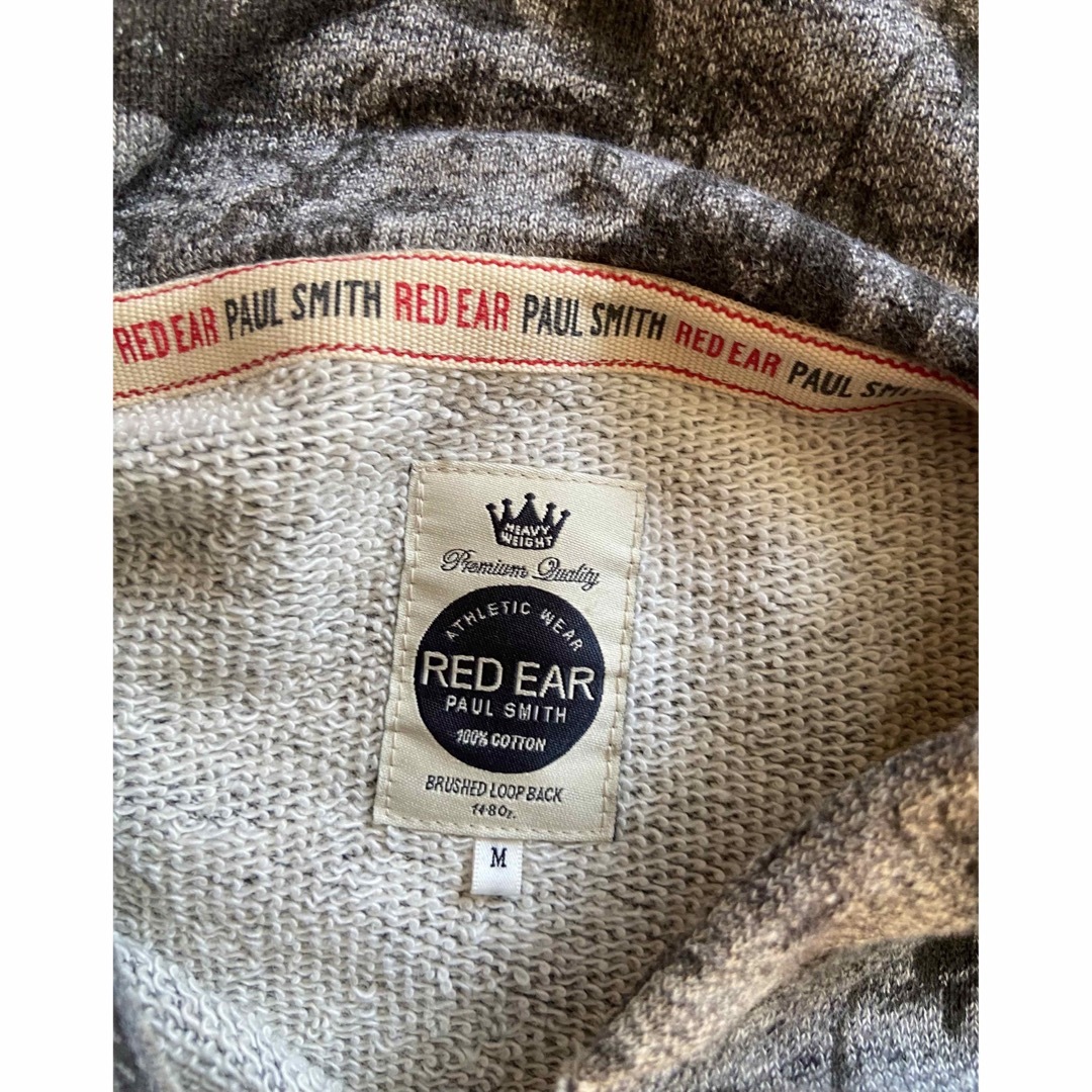 RED EAR(レッドイヤー)のPAUL SMITH ポール スミス スウェット パーカー総柄 グレー サイズM メンズのトップス(パーカー)の商品写真