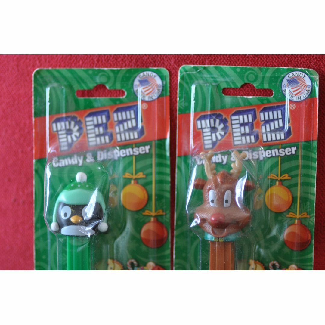 【本日で処分】PEZ ホリデーシリーズ クリスマス ２つセット エンタメ/ホビーのおもちゃ/ぬいぐるみ(キャラクターグッズ)の商品写真