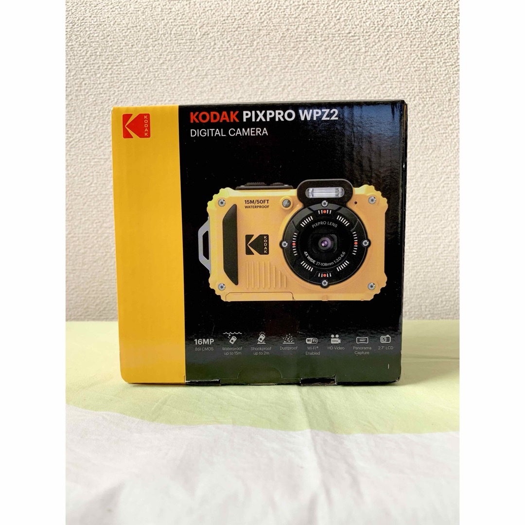 カメラ【KODAK 】PIXPRO デジタルカメラ イエロー WPZ2