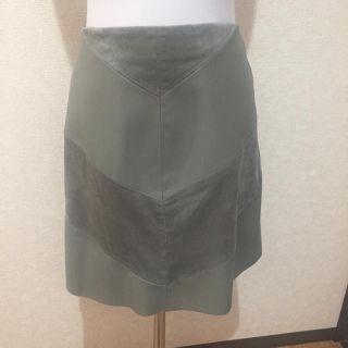 ザラ(ZARA)の新品 ZARA コントラストミニスカート(ミニスカート)