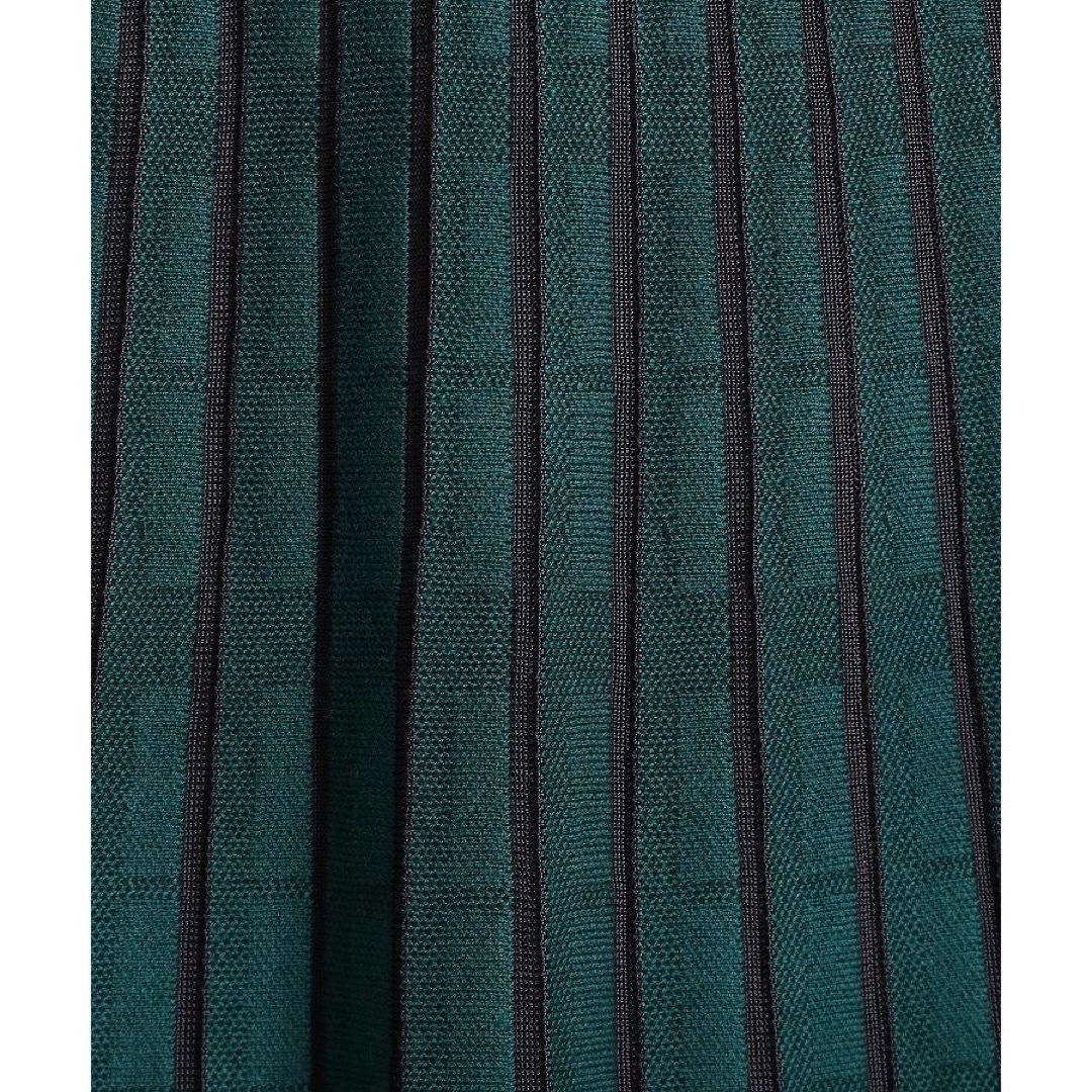 INDIVI(インディヴィ)の新品　INDIVI 洗える 幾何学柄ジャカードニットプリーツスカート レディースのスカート(ロングスカート)の商品写真