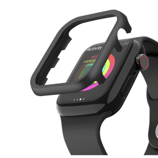 アップルウォッチ(Apple Watch)のApple Watch アップル ウォッチ カバー フレーム ブラック 41mm(腕時計)