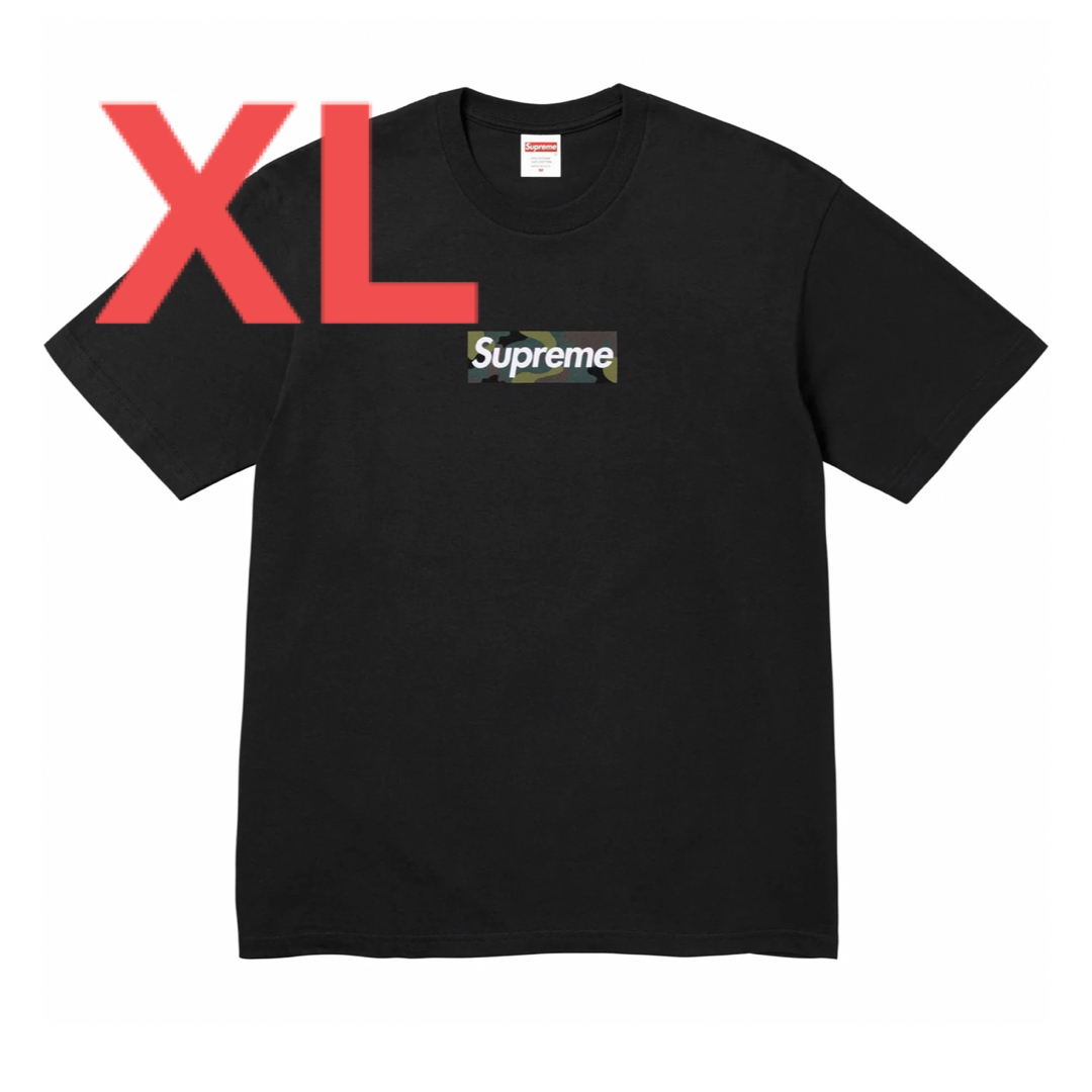 supreme Box Logo Tee BLACK XLボックスロゴ