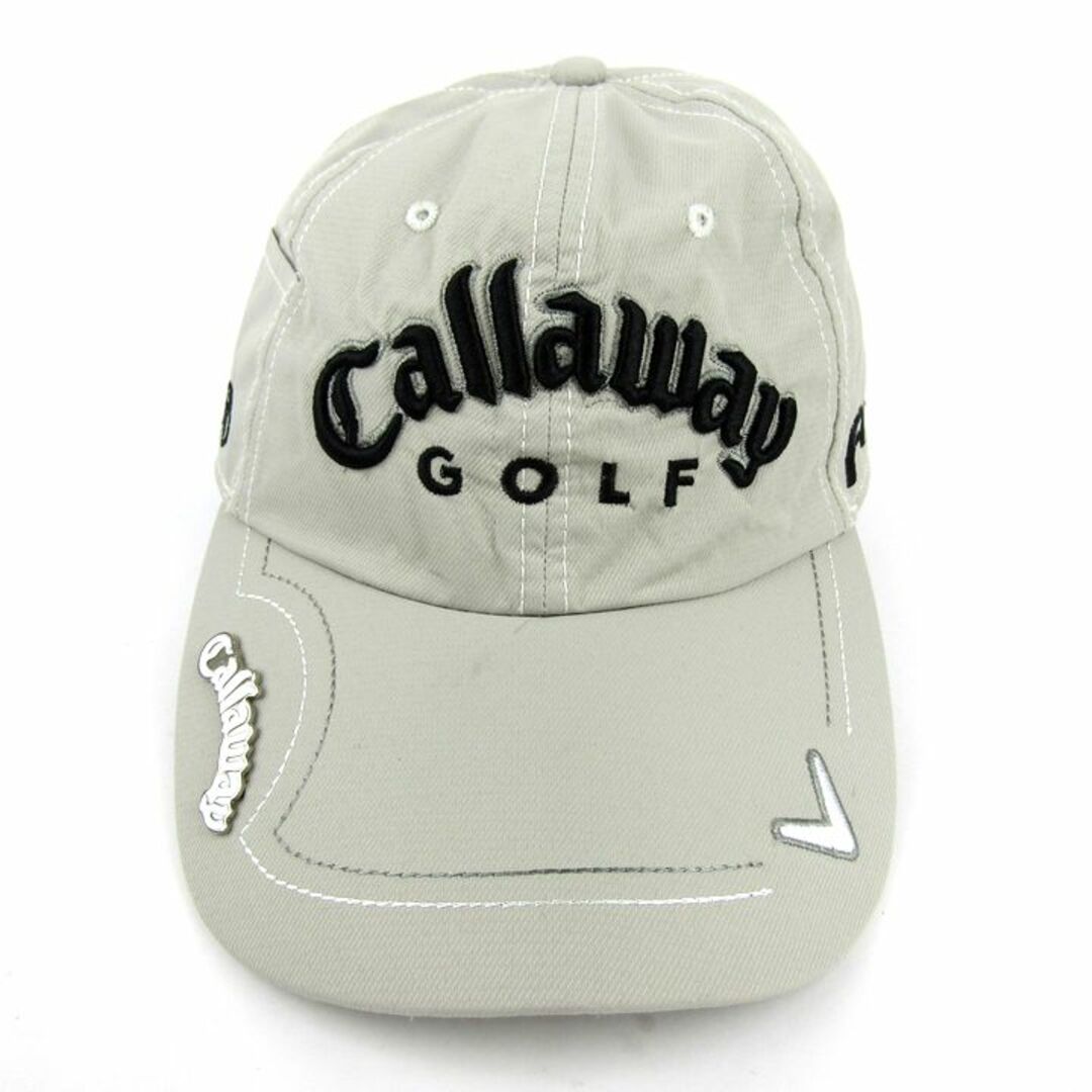 Callaway(キャロウェイ)のキャロウェイ ゴルフ キャップ 裏メッシュ ゴルフウエア ブランド 帽子 メンズ グレー Callaway メンズの帽子(キャップ)の商品写真