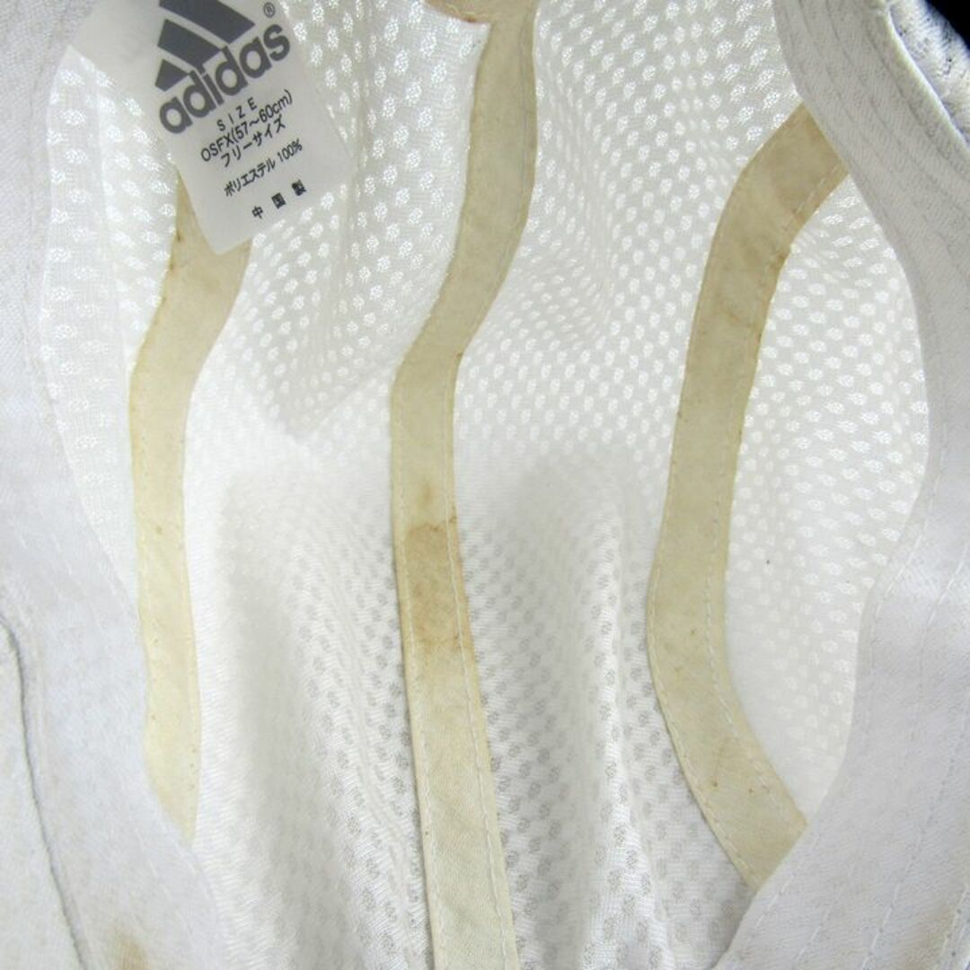 adidas(アディダス)のアディダス キャップ メッシュ ランニング スポーツウエア ブランド 帽子 レディース メンズ 57~60cmサイズ ホワイト adidas メンズの帽子(キャップ)の商品写真