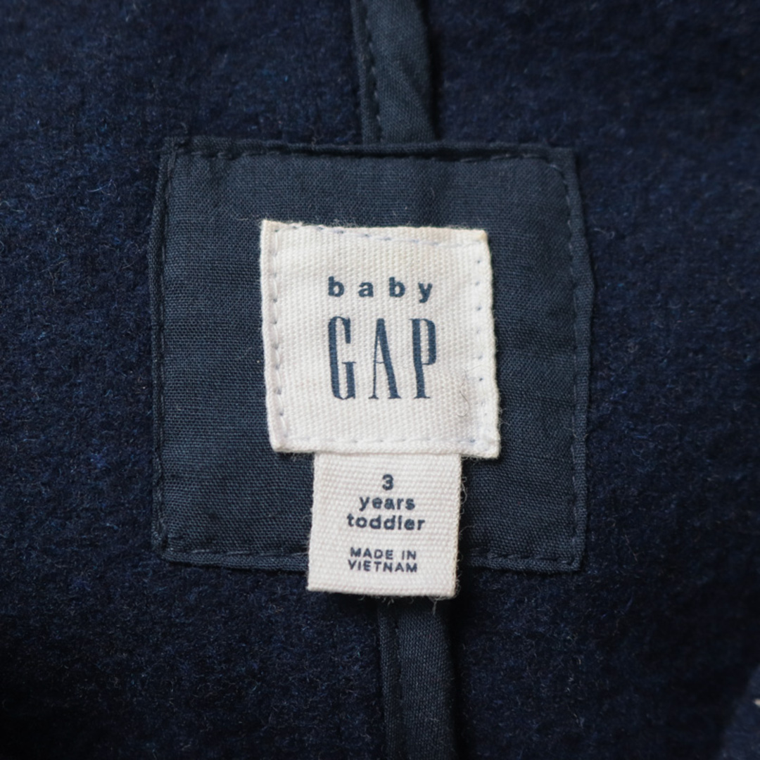 GAP(ギャップ)のギャップ ダッフルコート ウール混 アウター キッズ 男の子用 3yearsサイズ ネイビー GAP キッズ/ベビー/マタニティのキッズ服女の子用(90cm~)(コート)の商品写真