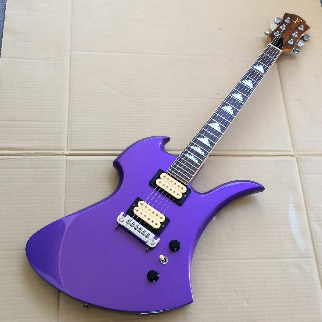 Fernandes(フェルナンデス)の激レア 初期 MG-XT Purple パープル  Burny モッキンバード 楽器のギター(エレキギター)の商品写真